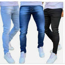 Kit Com 3 Calças Jeans Masculinas Clássicas