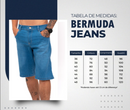 Kit 3 Bermudas Jeans Masculina Lycra Elastano